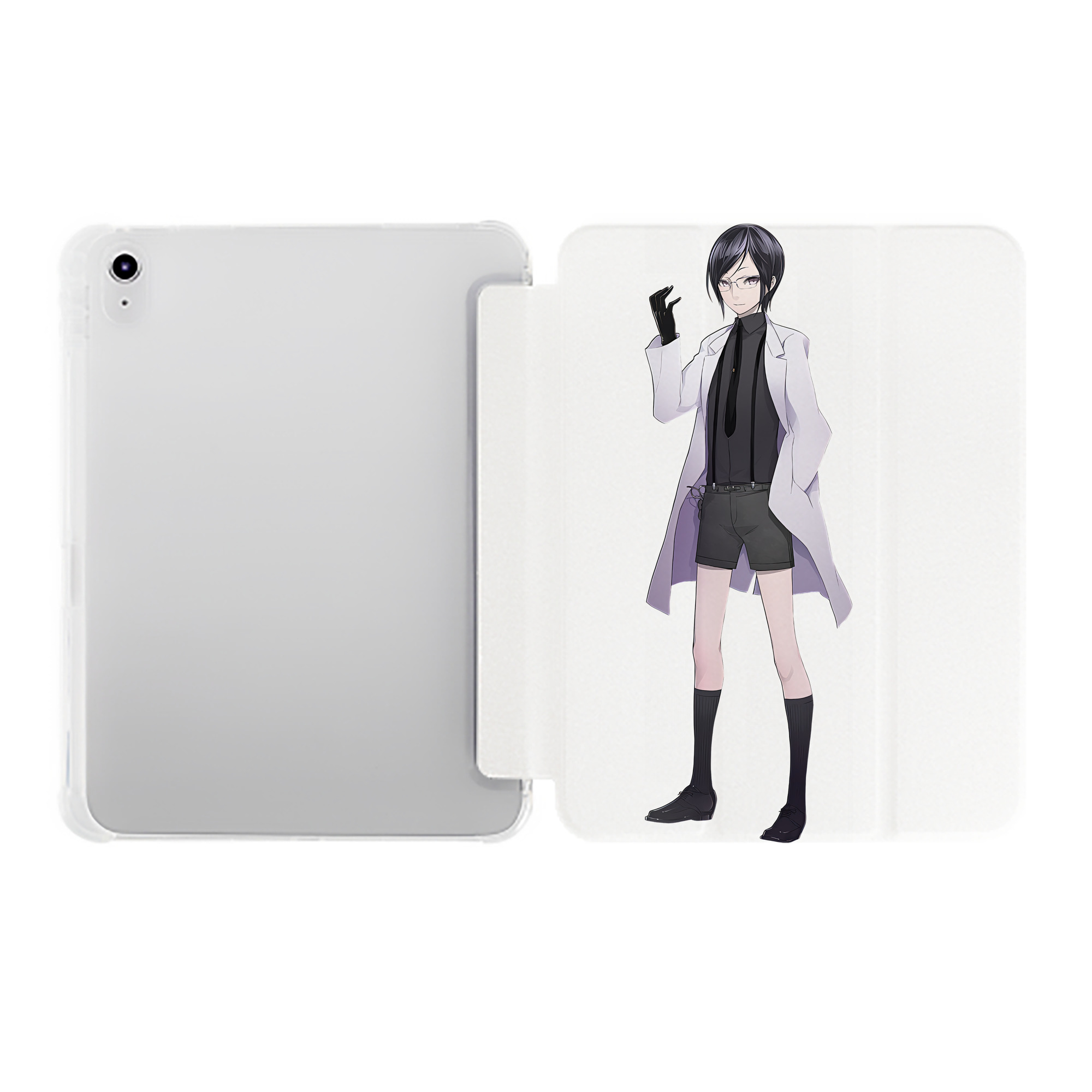 （画像用） 刀剣乱舞 Touken Ranbu IPad ケース ペン収納付き 三つ折りスタンド PUレザー×シリコン 対応機種9.5/10.5/10.9インチ